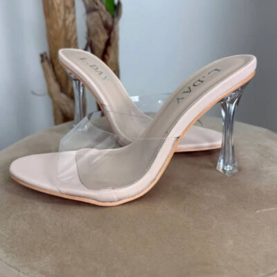 Sandali chiari Tacco 12cm Trasparente Fascia trasparente taglia40