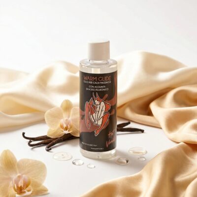 Olio Gel lubrificante vaniglia Commestibile, 100% Naturale – 150 ml